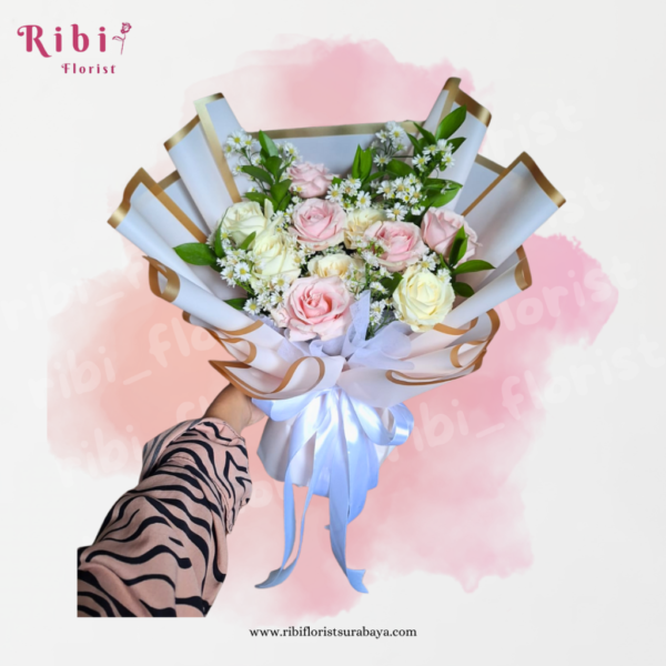 BUKET BUNGA MAWAR SOFT (FRESH)